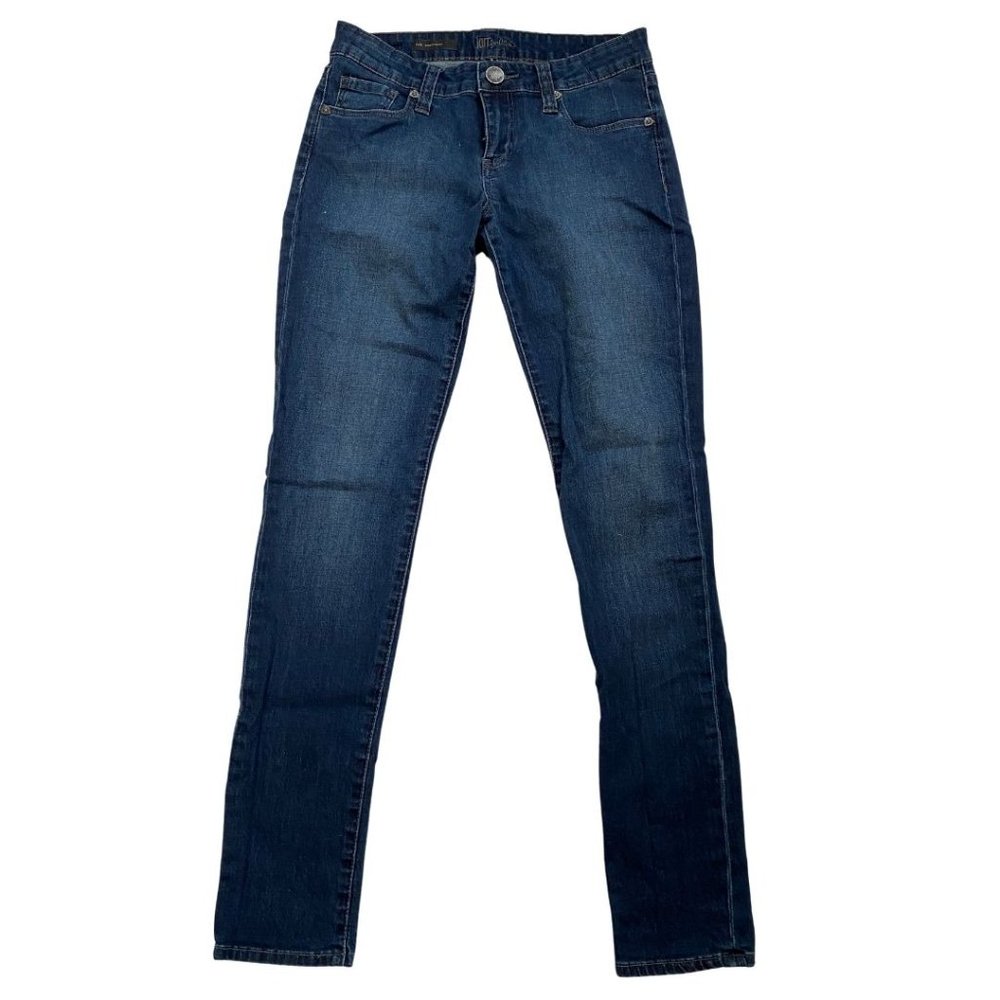 Kut from the Kloth Gray Elle Stiletto Skinny Jeans Size 2